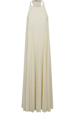 Sportmax Sukienki, Kobieta, Beżowy, S, Elegancka Kolekcja Sukienek
