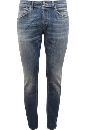 Dondup Jeansy, Mężczyzna, Niebieski, W36, George Skinny Fit Spodnie Made in Italy