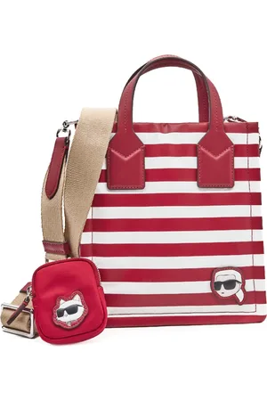 Karl Lagerfeld Torebki, Kobieta, Wielobarwność, ONE SIZE, Nylon, Ikon Nylon Mała Kwadratowa Torebka