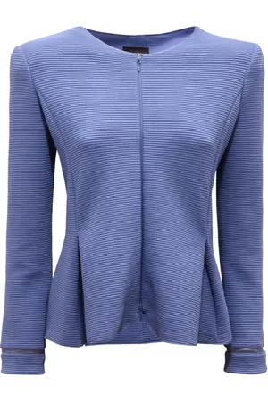 Emporio Armani Kurtki, Kobieta, Niebieski, S, Kurtka Costa Azzurra z pełnym zamkiem