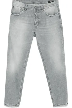 Dondup Jeansy, Mężczyzna, Szary, W33, Szare Jeansyy dla Stylowego Komfortu