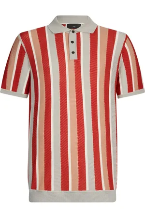 Liu Jo Swetry, Mężczyzna, Wielobarwność, 2XL, Polo z paskami z bawełny