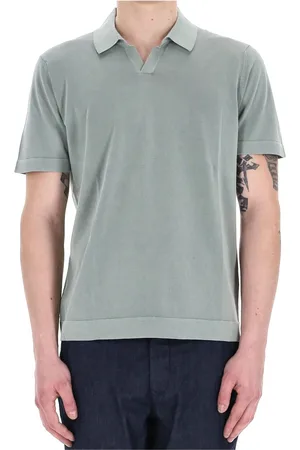 DRUMOHR Koszulki, Mężczyzna, Zielony, M, Bawełna, Zielony Polo Shirt Superlight Bawełna