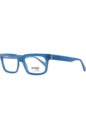 Guess Akcesoria, unisex, Niebieski, ONE SIZE, Niebieskie Okulary Optyczne Prostokątne