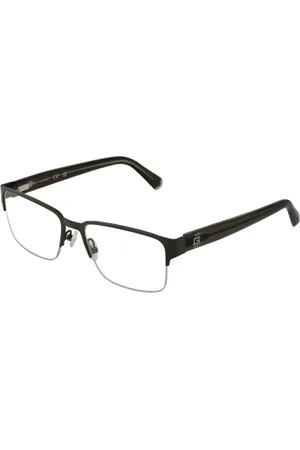 Guess Akcesoria, Mężczyzna, Zielony, ONE SIZE, Zieloni Mężczyźni Browline Oprawki Optyczne