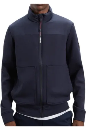 ECOALF Bluzy, Mężczyzna, Niebieski, 2XL, Bluza Męska Bezea - Niebieska