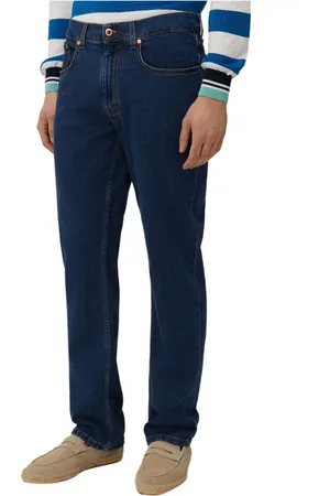 HARMONT&BLAINE Jeansy, Mężczyzna, Niebieski, W42, Denim, Jeansy Niebieskie