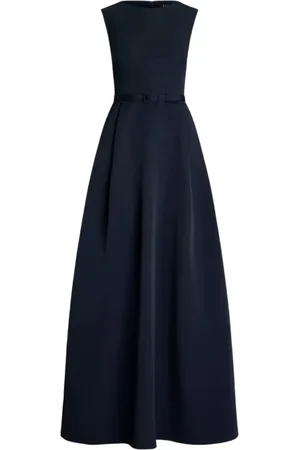 Ralph Lauren Sukienki, Kobieta, Niebieski, M, Elegancka sukienka maxi