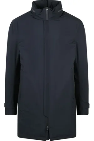 HERNO Płaszcze, Mężczyzna, Niebieski, L, Nylon, Kurtka nylonowa