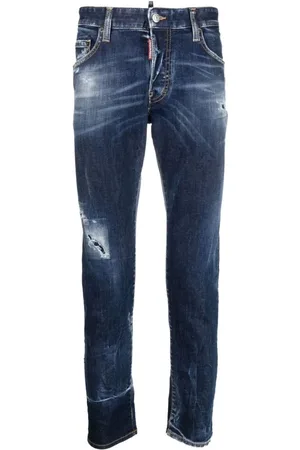 Dsquared2 Jeansy, Mężczyzna, Niebieski, L, Stylowe Jeansyy