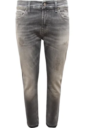 7 for all Mankind Jeansy, Mężczyzna, Szary, W30, Paxtyn Skinny Spodnie Szare Stretch