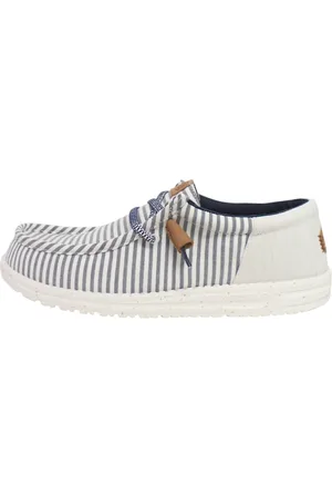 Hey dude Buty, Mężczyzna, Niebieski, 43 EU, Męskie Eco-Skórzane Sneakers