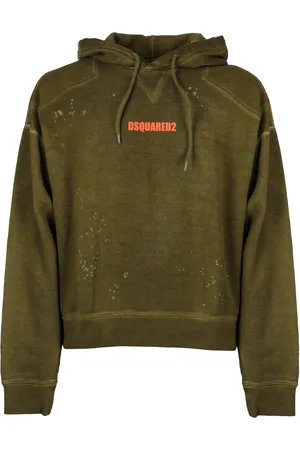 Dsquared2 Bluzy, Mężczyzna, Zielony, M, Włoskie Bluzy