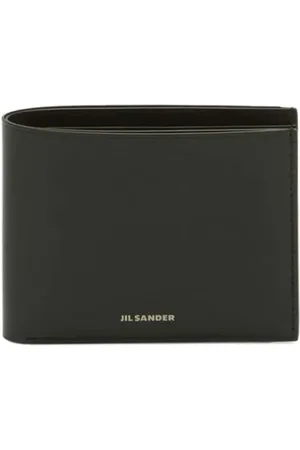 Jil Sander Akcesoria, Mężczyzna, Czarny, ONE SIZE, Skóra, Skórzany Portfel Bi-Fold