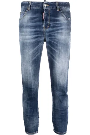 Dsquared2 Jeansy, Kobieta, Niebieski, M, Denim, Stylowe Jeansyy