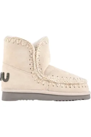Mou Buty, Kobieta, Beżowy, 39 EU, Glitter Logo Eskimo Buty