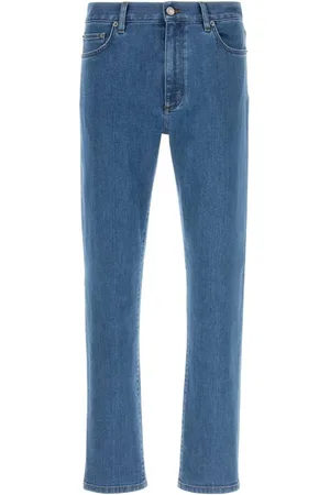 Ermenegildo Zegna Jeansy, Mężczyzna, Niebieski, W32, Denim, Dżinsy z elastycznego denimu
