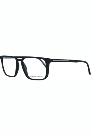 Porsche Design Akcesoria, Mężczyzna, Czarny, ONE SIZE, Czarne Kwadratowe Oprawki Optyczne
