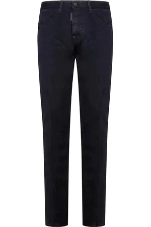 Dsquared2 Jeansy, Mężczyzna, Czarny, M, Włoskie Spodnie Jeansyowe dla Mężczyzn