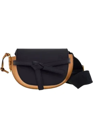 Loewe Torebki, Kobieta, Czarny, ONE SIZE, Skóra, Dual Mini Torebka z Dżetem i Skóry