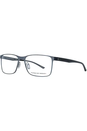 Porsche Design Akcesoria, Mężczyzna, Szary, ONE SIZE, Szare Tytanowe Oprawki Optyczne Styl Trapezium