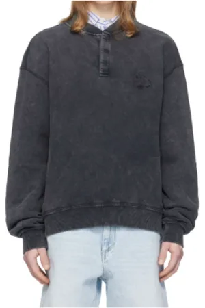 Isabel Marant Bluzy, Mężczyzna, Szary, S, Bluza w stylu vintage Mathias