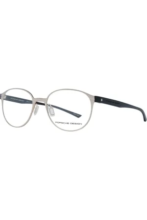 Porsche Design Akcesoria, unisex, Żółty, ONE SIZE, Złote Okrągłe Oprawki Optyczne