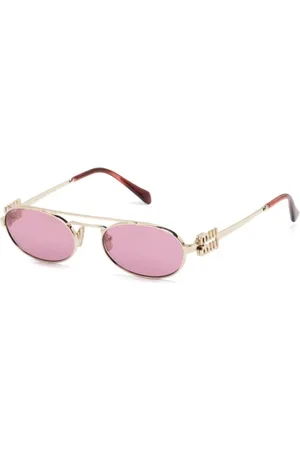 Miu Miu Akcesoria, Kobieta, Żółty, 53 MM, MU 54Zs Zvn 50D Okulary