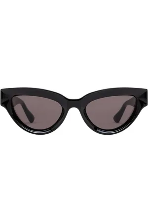 Bottega Veneta Akcesoria, Kobieta, Czarny, 53 MM, Okulary przeciwsłoneczne Cateye