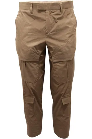 Neil Barrett Spodnie, Mężczyzna, Zielony, S, Spodnie Cargo Milano Loose Fit