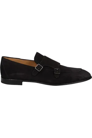 Corvari Buty, Mężczyzna, Czarny, 42 EU, Zamsz, Monk Strap Mokasyny z zamszu