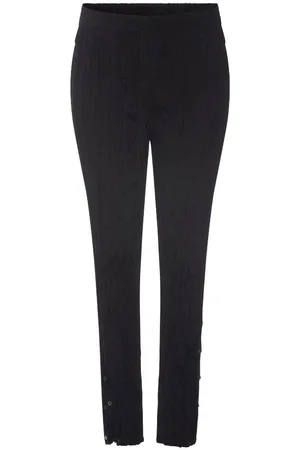 Heartmade Spodnie, Kobieta, Czarny, XS, Czarne Spodnie Nevan Twist