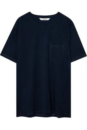 Zadig & Voltaire Koszulki, Mężczyzna, Niebieski, S, Bawełna, Tom T-Shirt