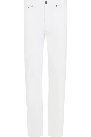 Ermenegildo Zegna Jeansy, Mężczyzna, Biały, W31, Białe Jeansyy dla Mężczyzn