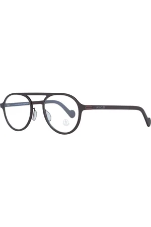 Moncler Akcesoria, Mężczyzna, brązowy, ONE SIZE, Brązowe Okulary Optyczne Aviator