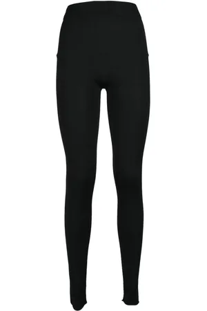 Fabiana Filippi Spodnie, Kobieta, Czarny, L, Eleganckie Legginsy z Wiskozy