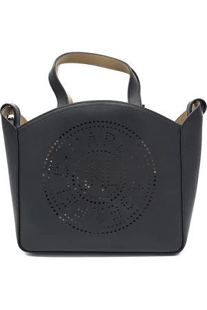 Karl Lagerfeld Torebki, Kobieta, Czarny, ONE SIZE, Skóra, K/Circle Mała Torebka Perforowana