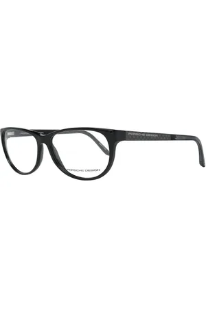 Porsche Design Akcesoria, Kobieta, Czarny, ONE SIZE, Czarne Okulary Optyczne Damskie Styl Prostokątny