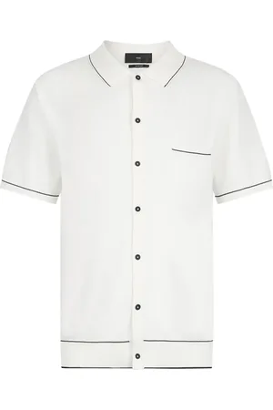 Liu Jo Swetry, Mężczyzna, Biały, M, Bawełna, Męski Sweter Polo Cardigan
