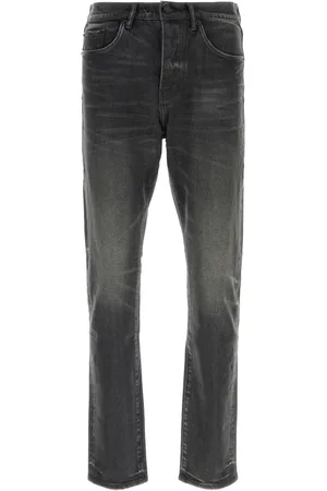 Purple Brand Jeansy, Mężczyzna, Czarny, W33, Podwójnie Pokryte Jeansyy