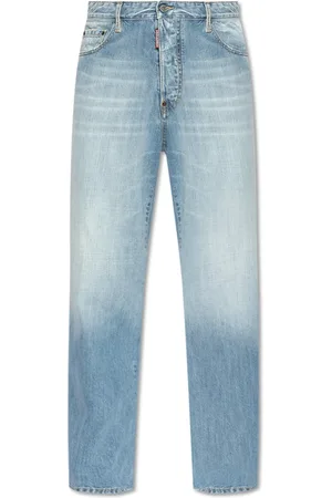 Dsquared2 Jeansy, Mężczyzna, Niebieski, S, Bawełna, Luźne Jeansyy