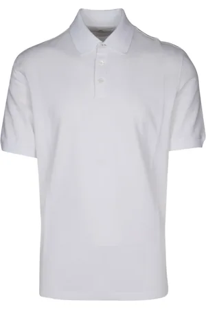 Brunello Cucinelli Koszulki, Mężczyzna, Biały, L, Klasyczny Polo Shirt dla Mężczyzn
