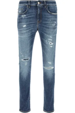 PT Torino Jeansy, Mężczyzna, Niebieski, W34, Denim, Jeansyy z elastycznego denimu