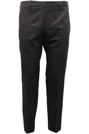 PT01 Spodnie, Mężczyzna, Czarny, L, Spodnie z bawełny/lnu Rebel Fit Model