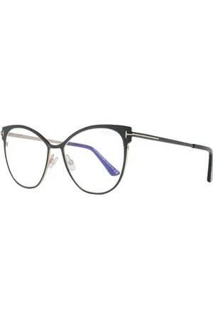 Tom Ford Akcesoria, Kobieta, Czarny, ONE SIZE, Czarne Okulary Optyczne Pełna oprawka