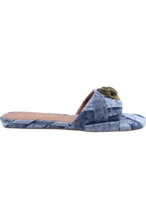 Kurt Geiger Buty, Kobieta, Niebieski, 38 EU, Stylowe Buty Mule dla Kobiet