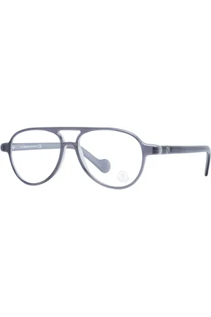 Moncler Akcesoria, Mężczyzna, Szary, ONE SIZE, Męskie Szare Okulary Optyczne Aviator