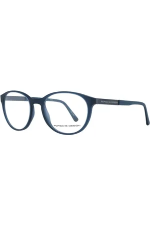Porsche Design Akcesoria, unisex, Niebieski, ONE SIZE, Niebieskie Okulary Optyczne Okrągłe