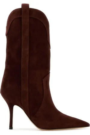 PARIS TEXAS Buty, Kobieta, brązowy, 37 EU, Mid Calf Boot Obcasy