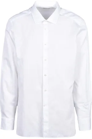 Ermenegildo Zegna Koszule, Mężczyzna, Biały, S, Bawełna, Bawełna Lniana Koszula